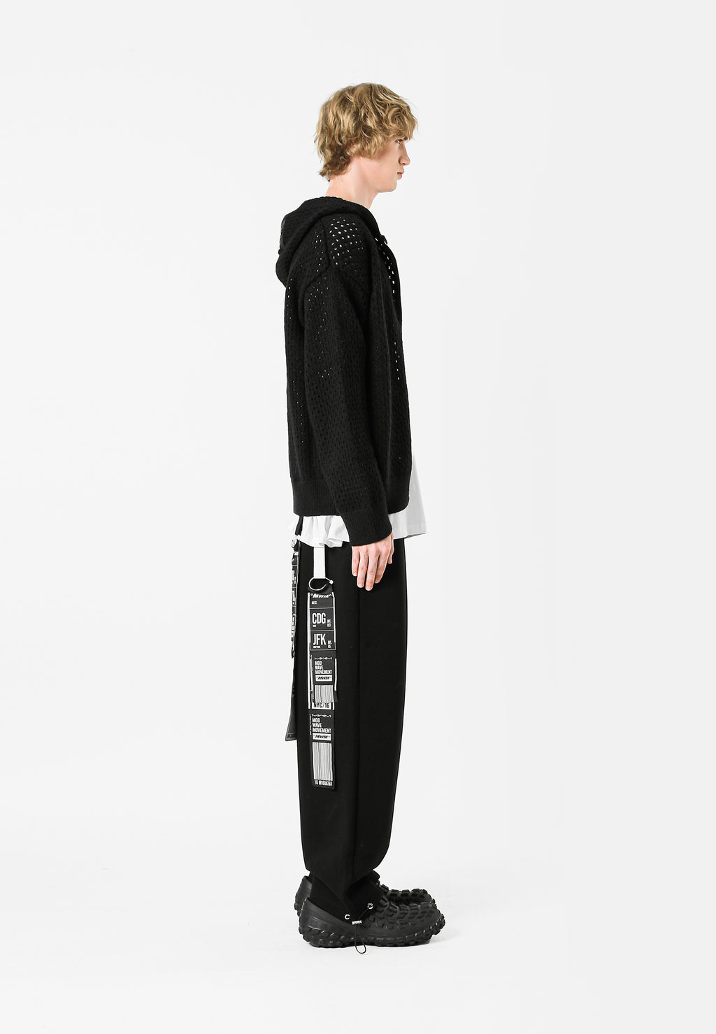 SUDADERA DE PUNTO CON CAPUCHA MWM