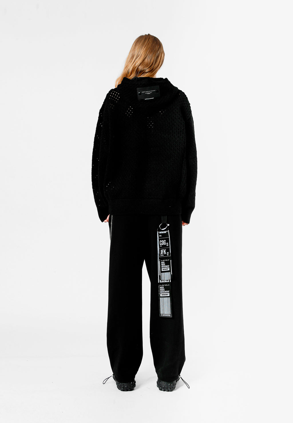 SUDADERA DE PUNTO CON CAPUCHA MWM