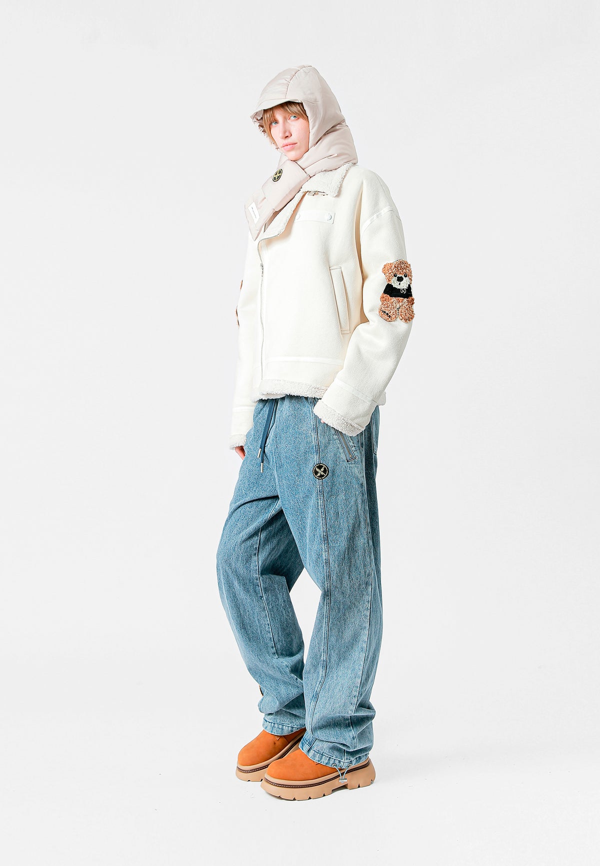MWM HOODED SCARF
