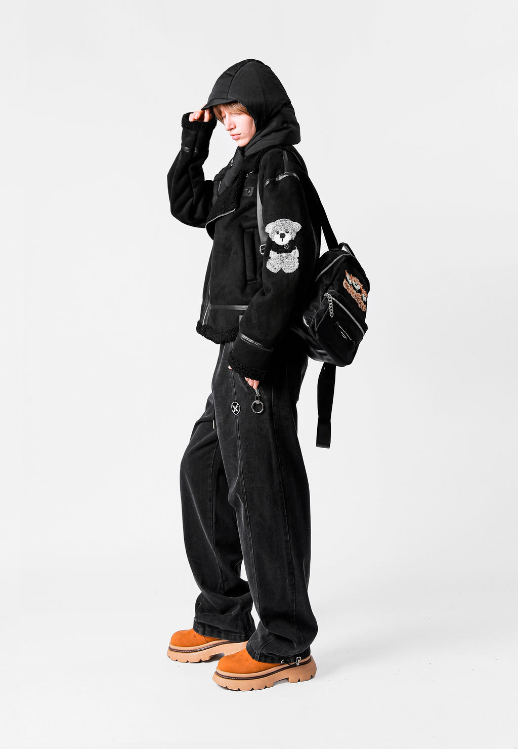 MWM HOODED SCARF