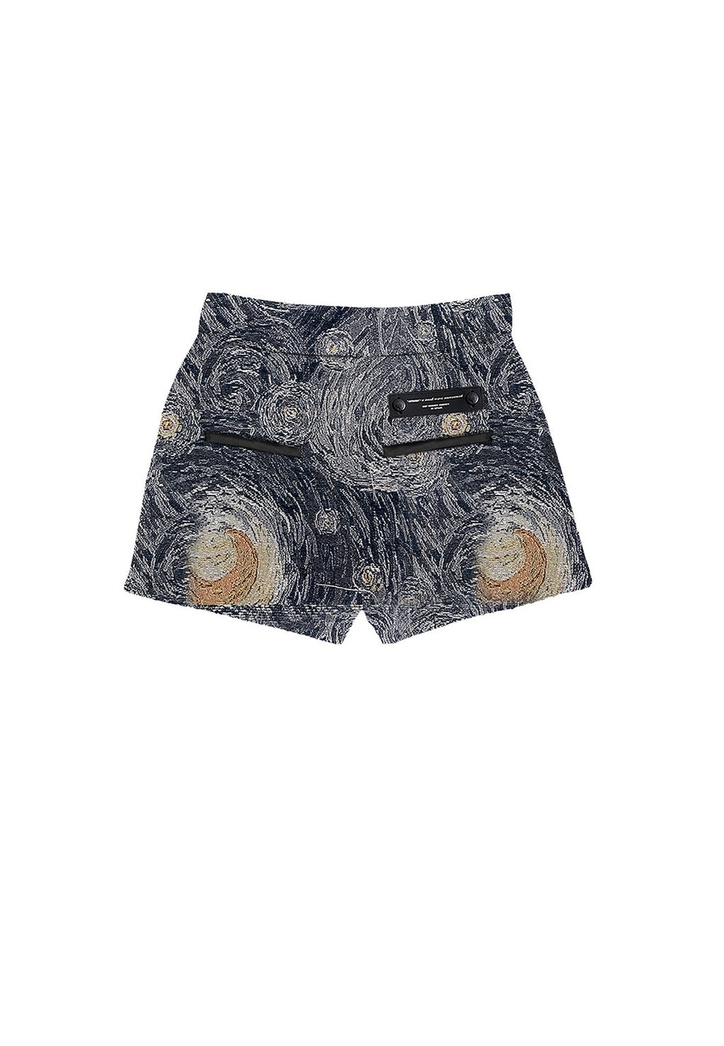 SHORTS VAQUEROS MWM CON DETALLE DE PIEL