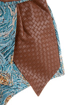 SHORTS VAQUEROS MWM CON DETALLE DE PIEL