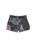SHORTS VAQUEROS MWM CON DETALLE DE PIEL