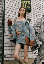SHORTS VAQUEROS MWM CON DETALLE DE PIEL