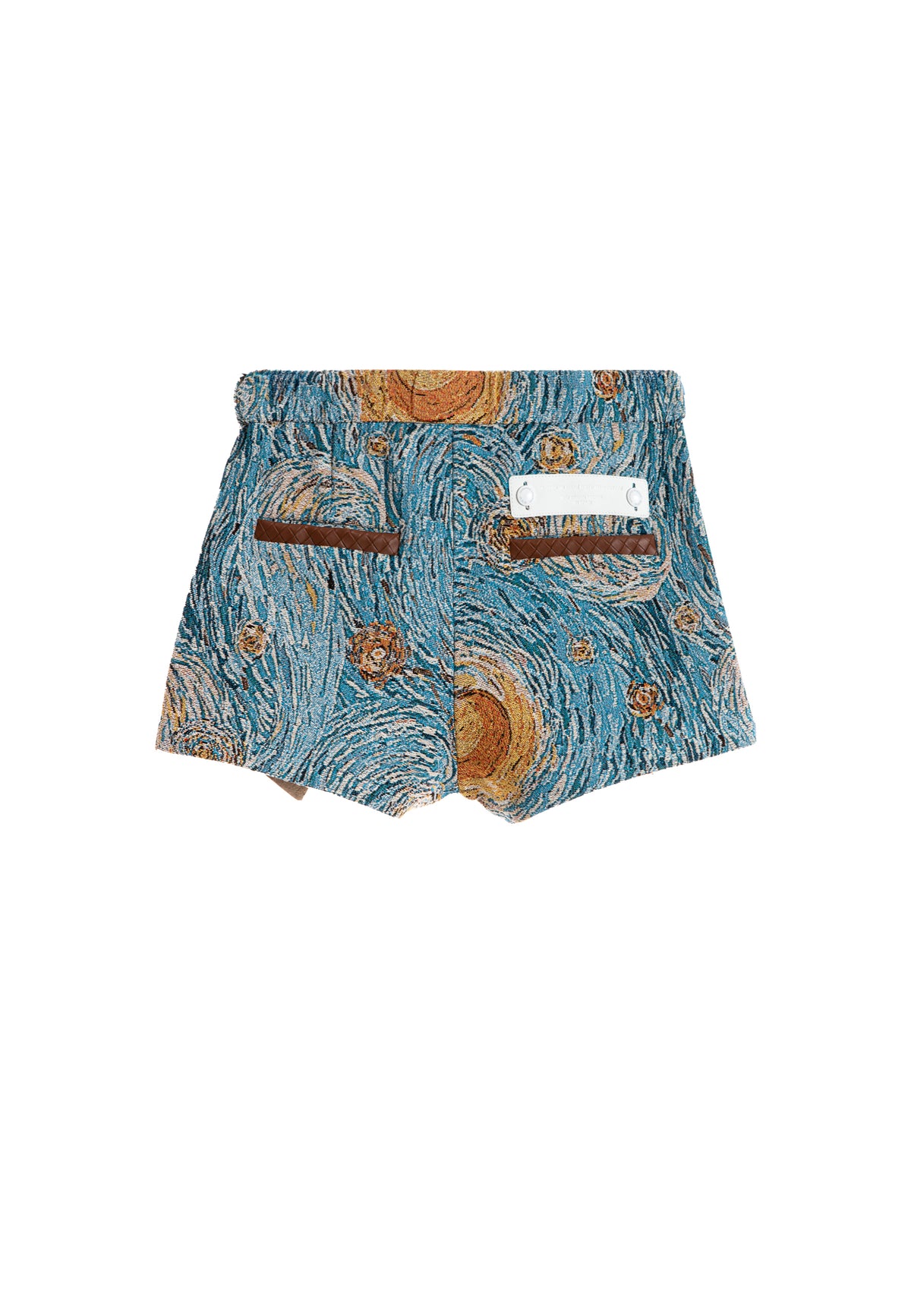 SHORTS VAQUEROS MWM CON DETALLE DE PIEL