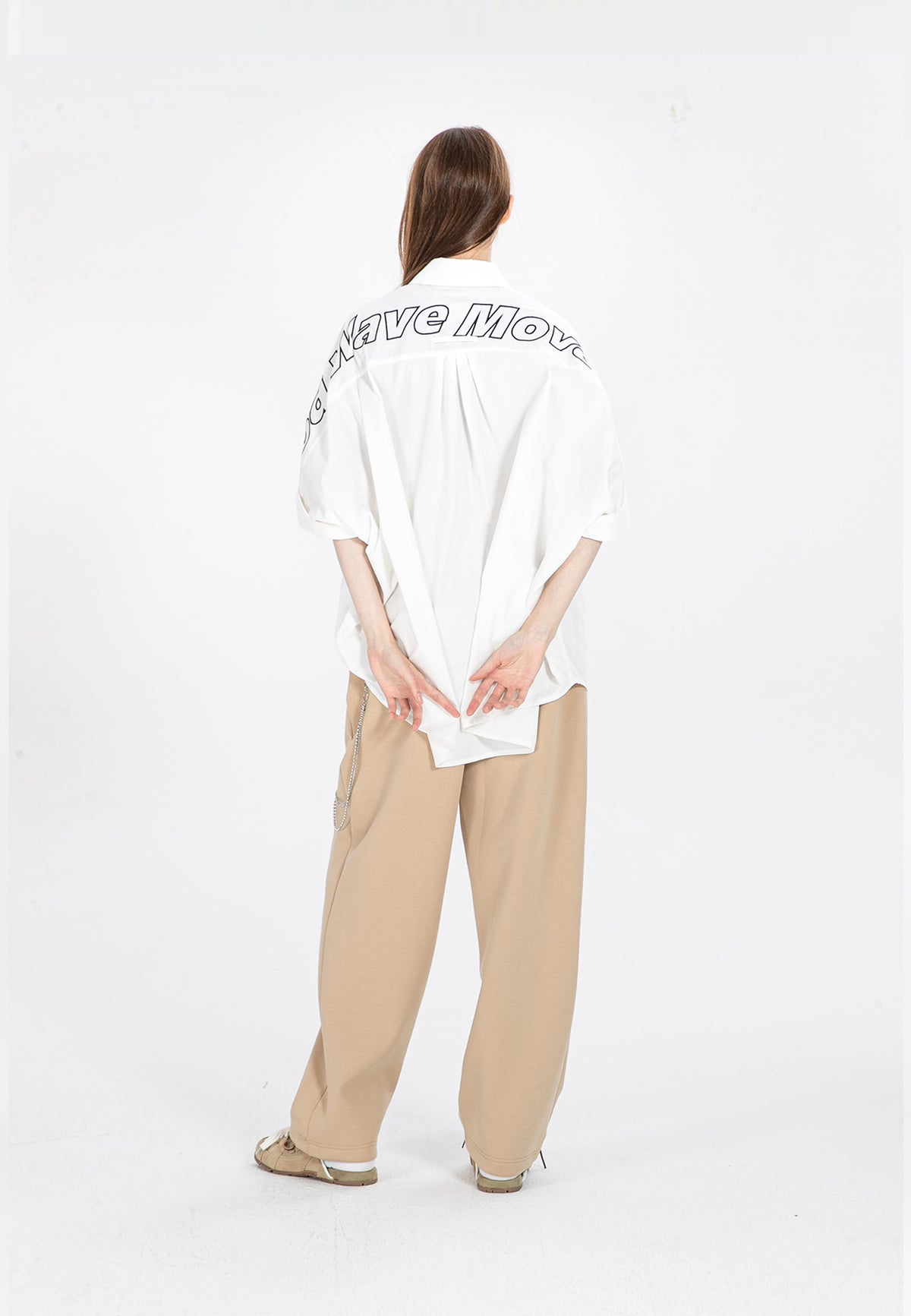 PANTALÓN DE PUNTO MWM CON CADENA
