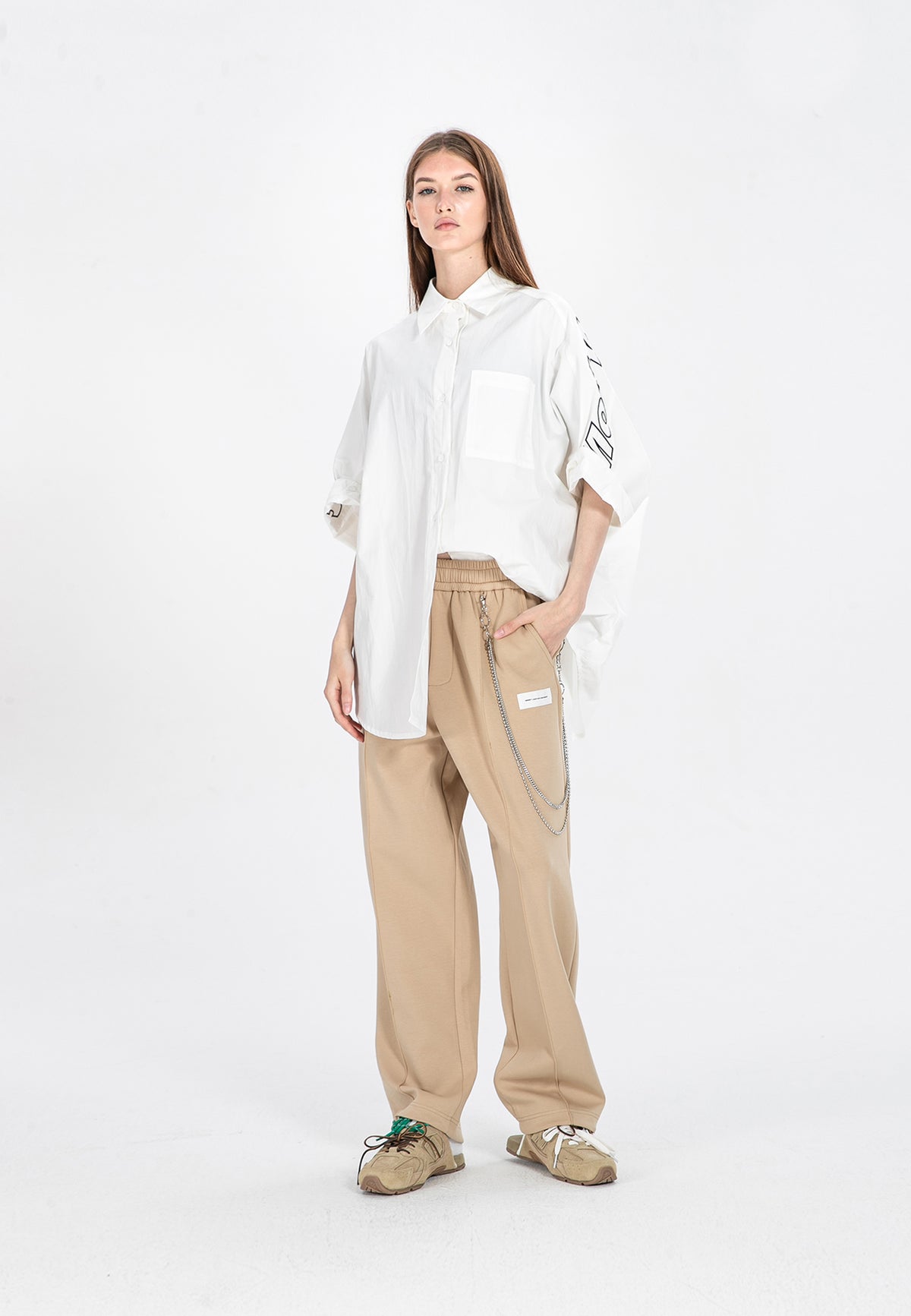 PANTALÓN DE PUNTO MWM CON CADENA