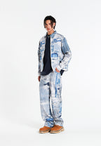 MWM DISTRESSED DENIM JEANS