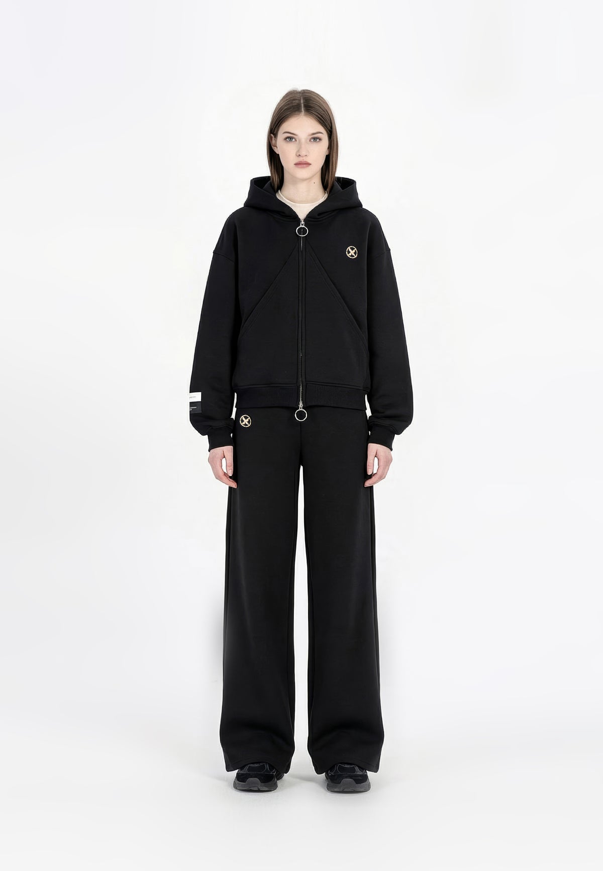 Sudadera oversize con bolsillos triangulares | MWM