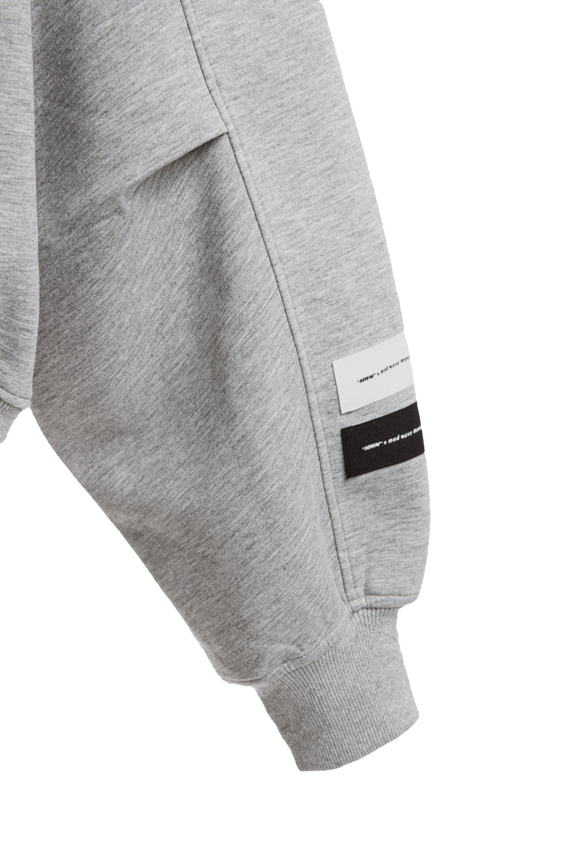 Sudadera oversize con bolsillos triangulares | MWM
