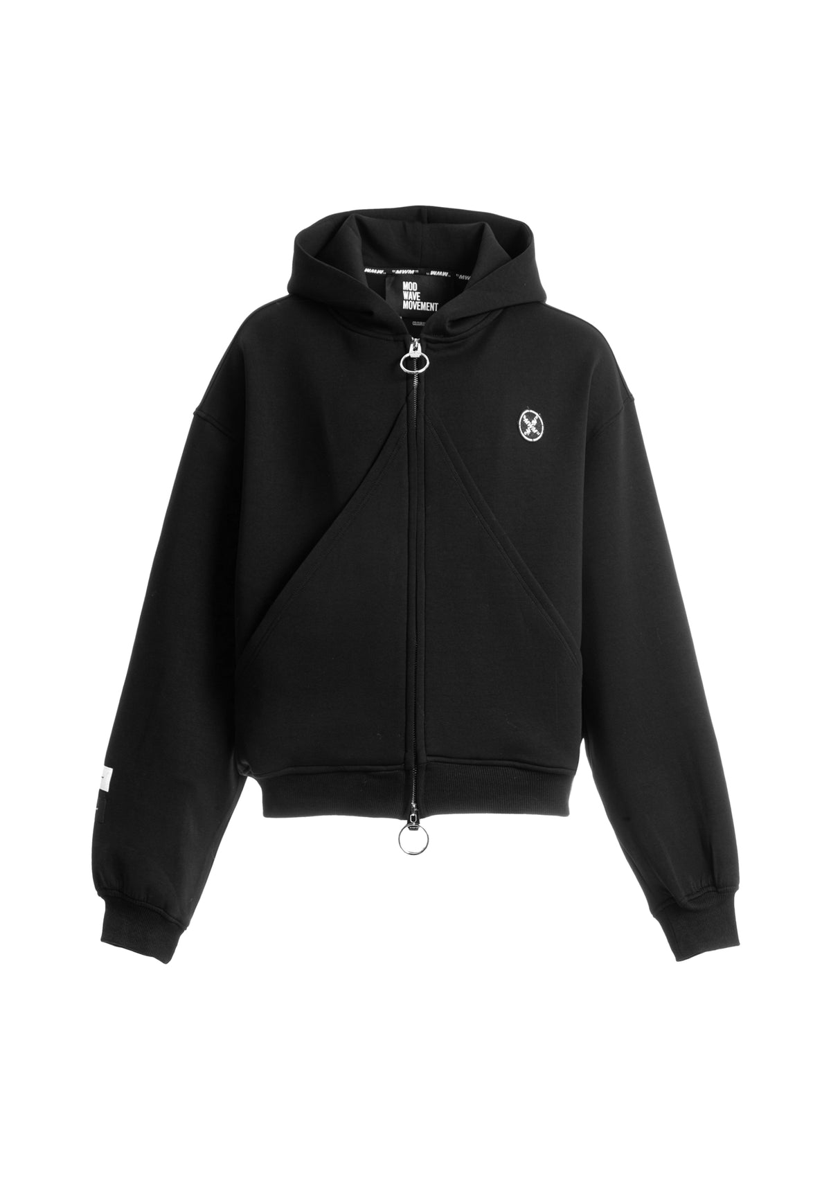 Sudadera oversize con bolsillos triangulares | MWM