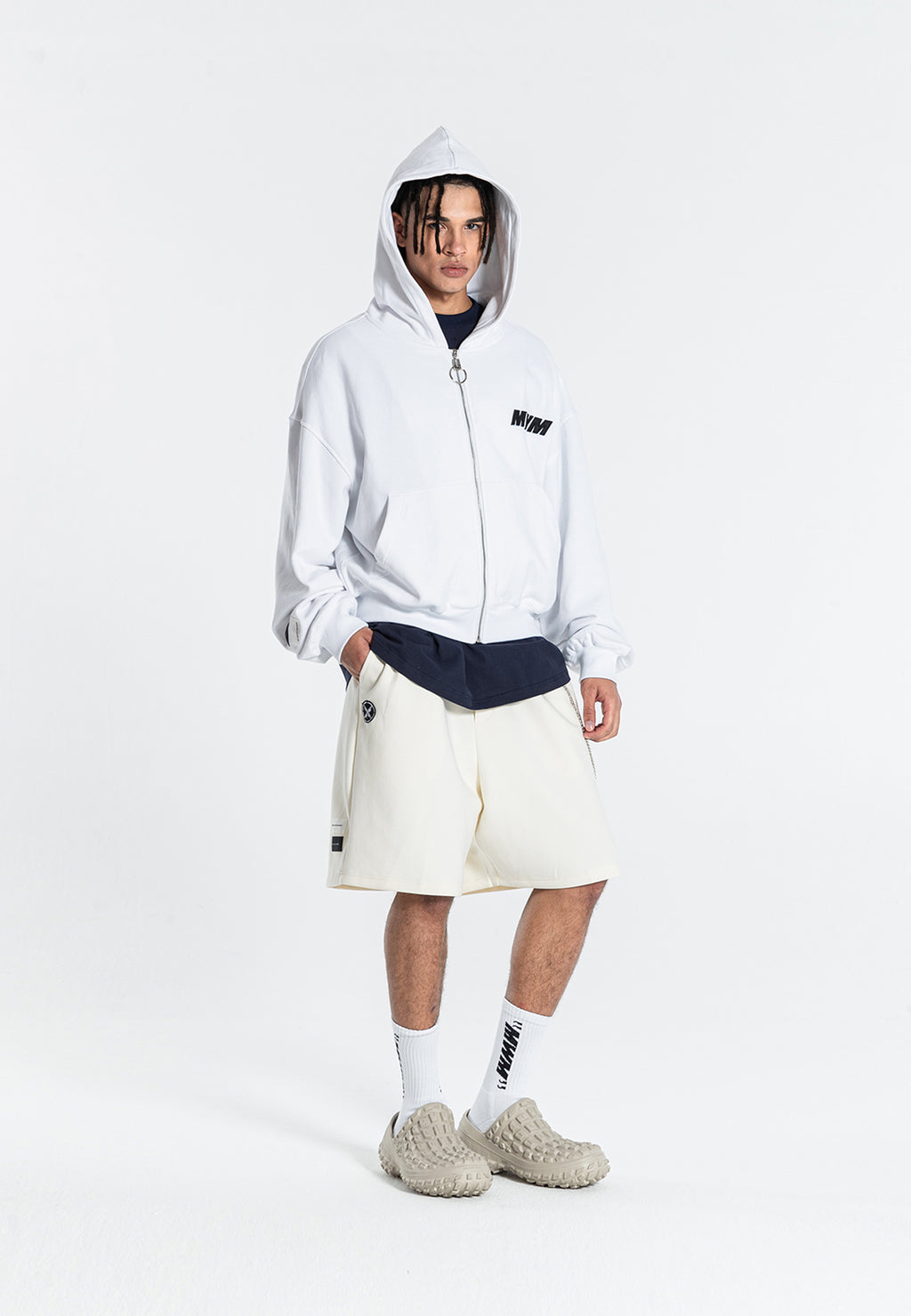 SUDADERA CON CAPUCHA LOGO MWM
