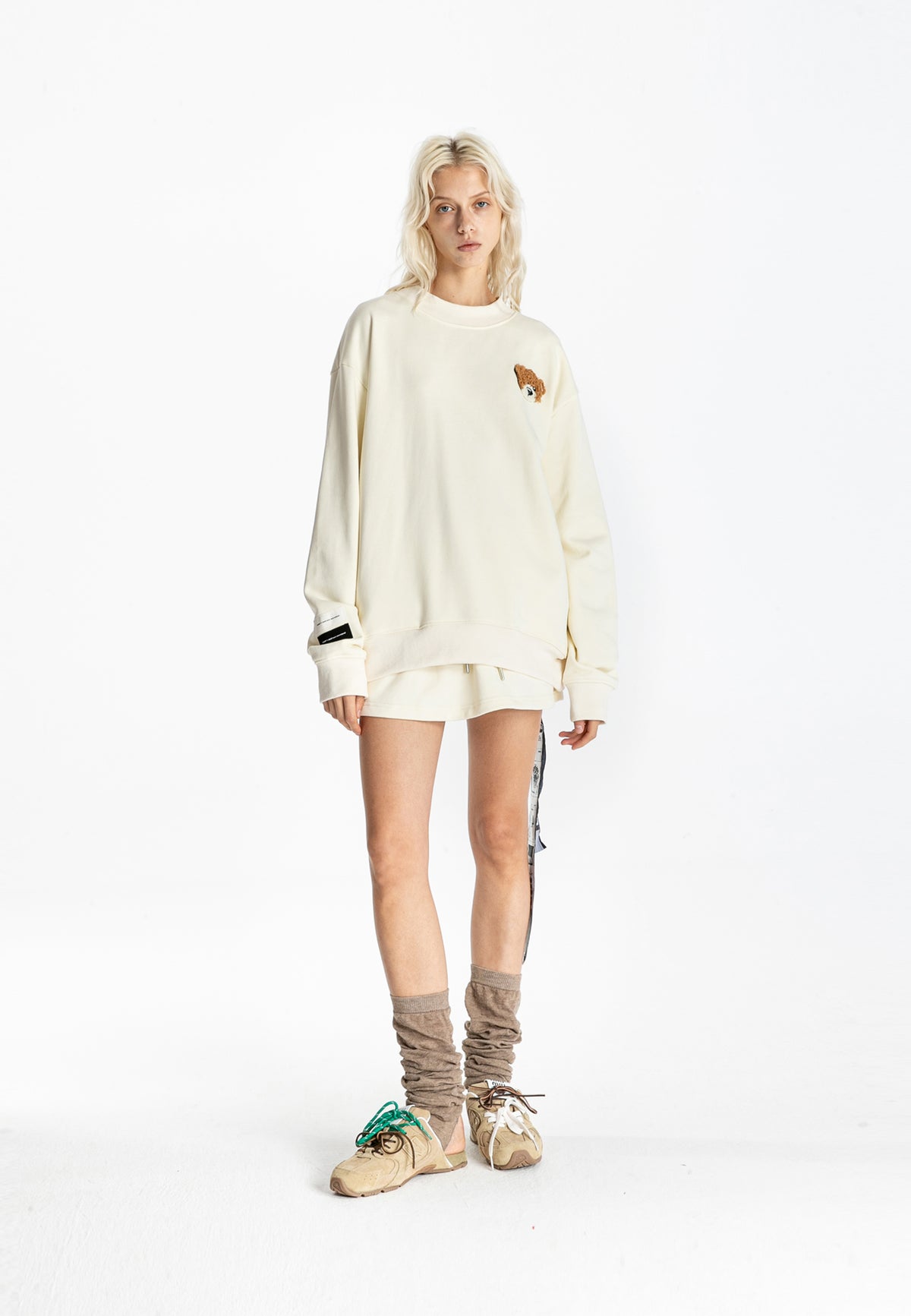 Sudadera con parche de oso Teddy | MWM