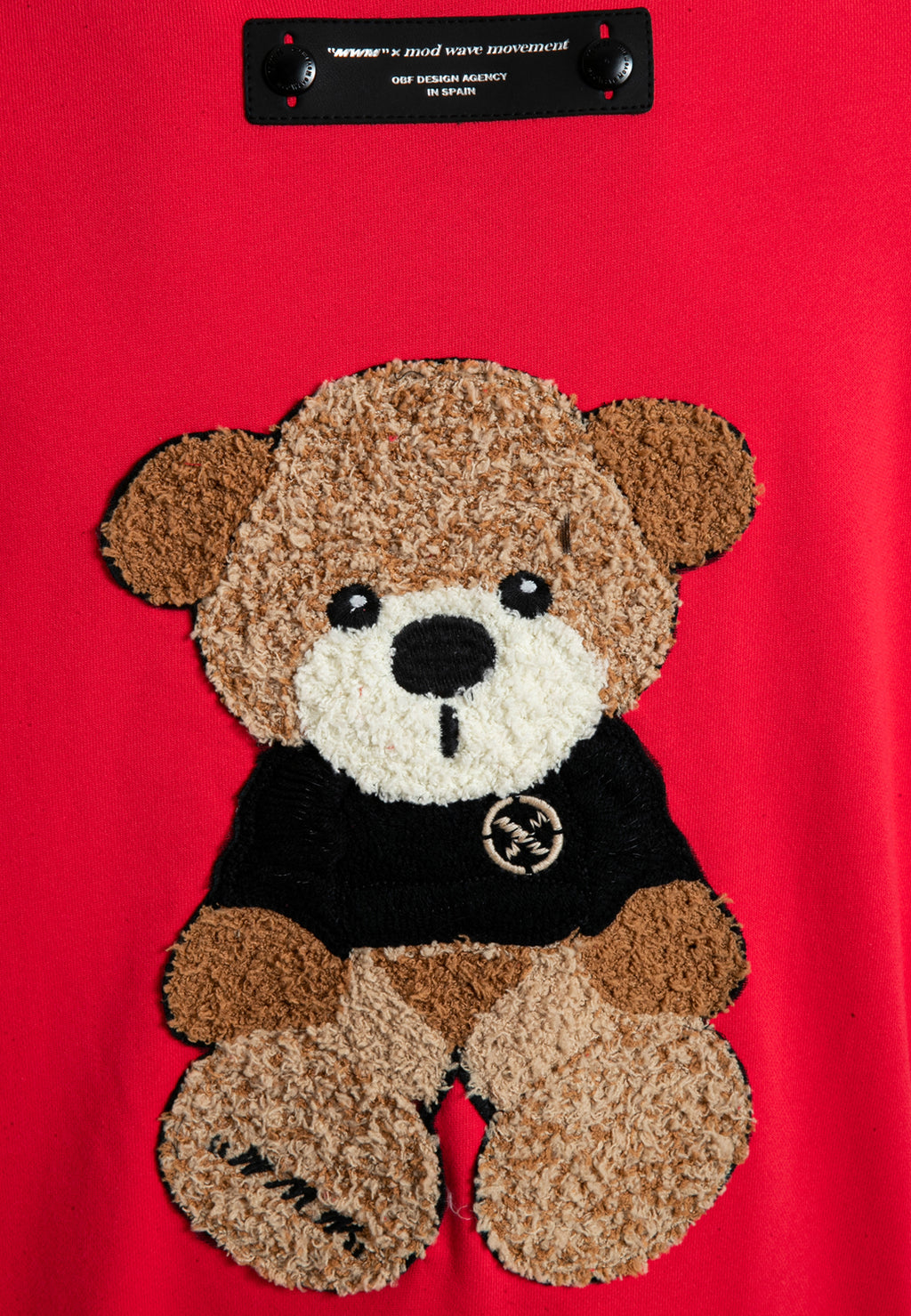 Sudadera con parche de Oso Teddy | MWM