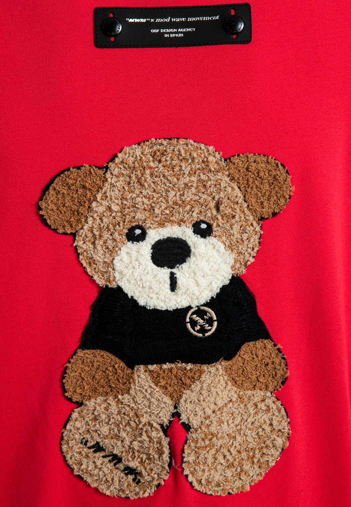 Sudadera con parche de Oso Teddy | MWM