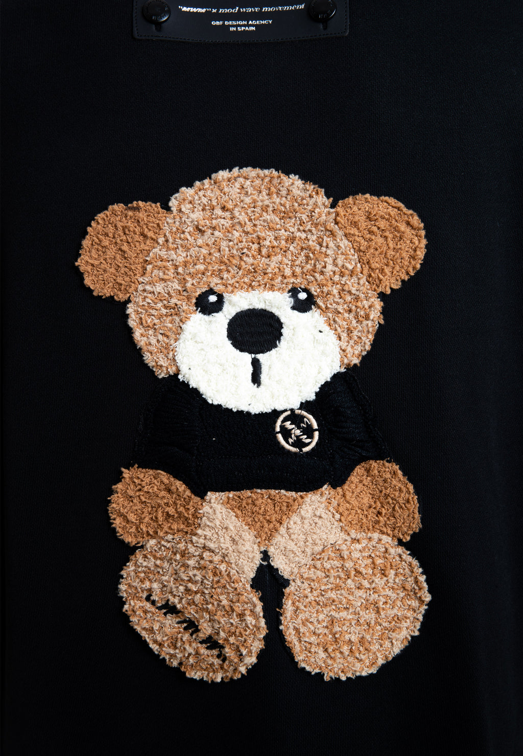 Sudadera con parche de Oso Teddy | MWM
