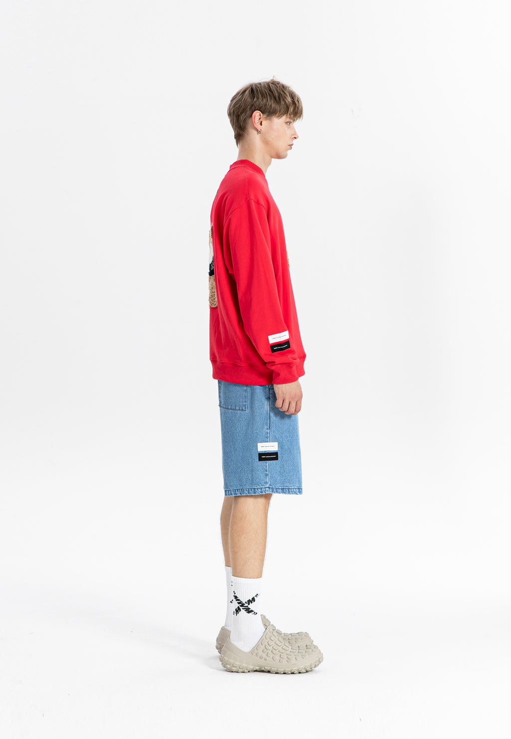 Sudadera con parche de Oso Teddy | MWM