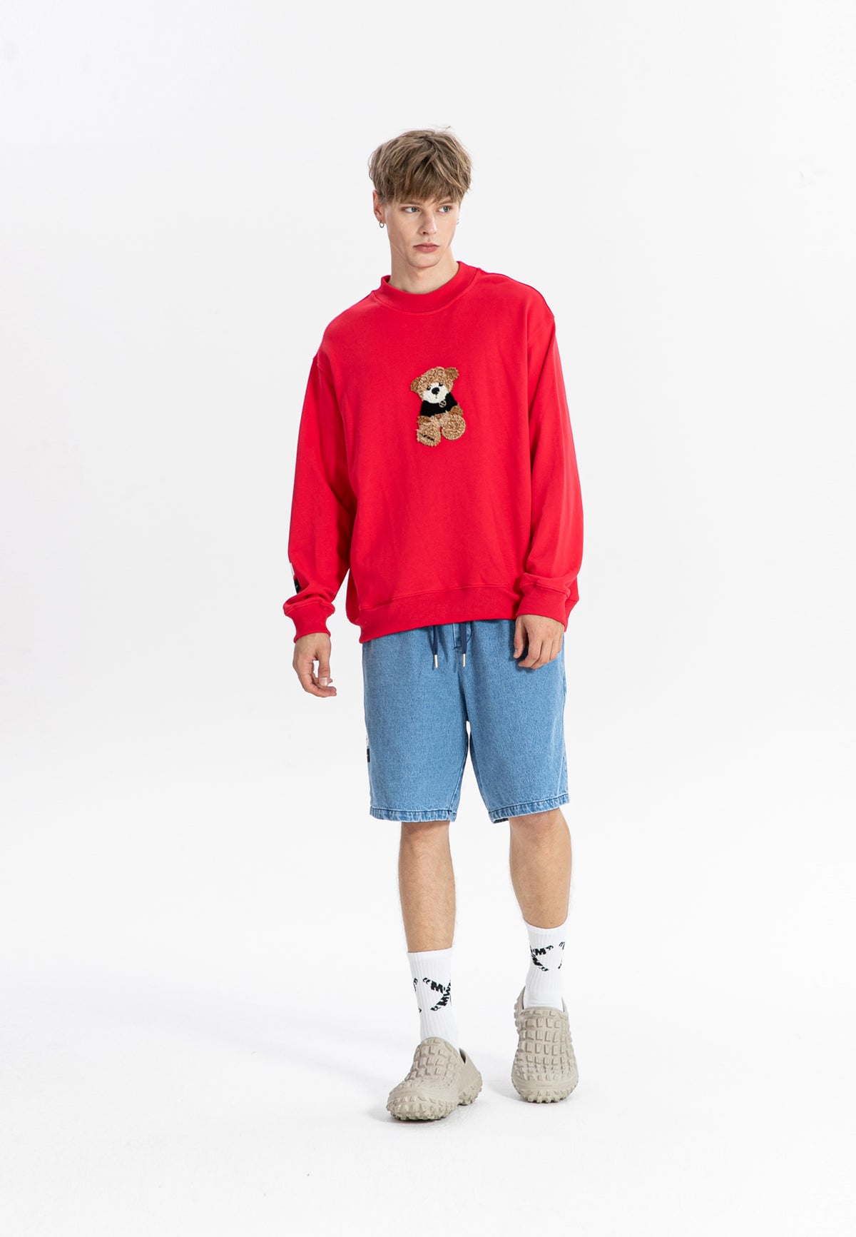 Sudadera con parche de Oso Teddy | MWM