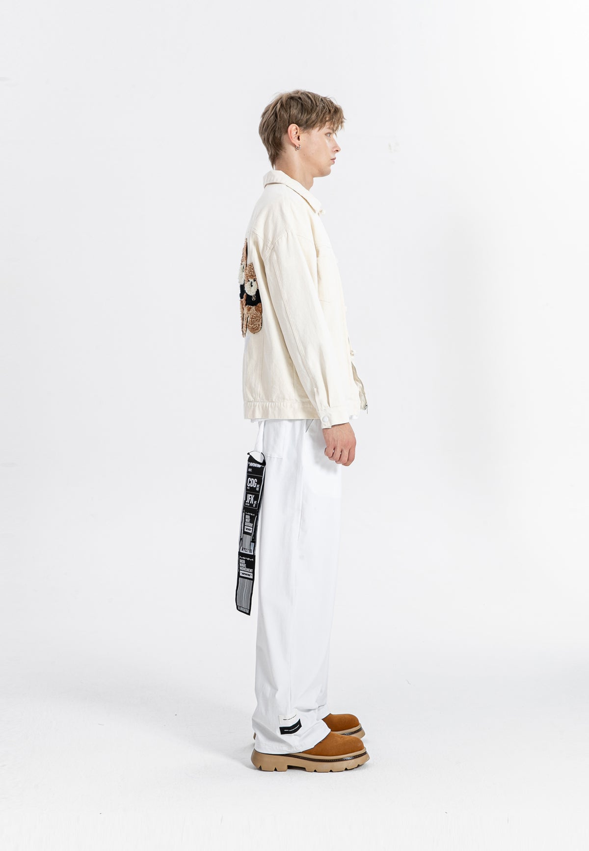 Chaqueta vaquera con parches de Oso Teddy | MWM