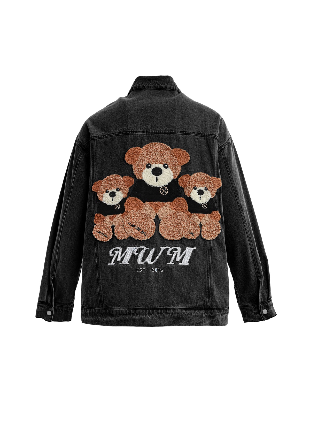 Chaqueta vaquera con parches de Oso Teddy | MWM