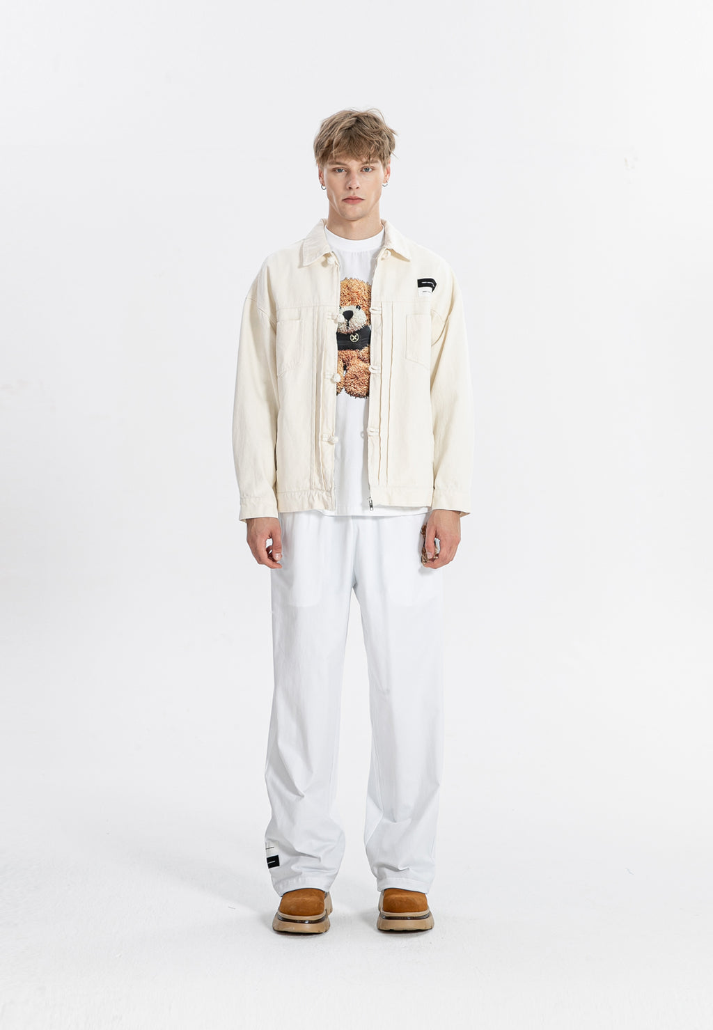 Chaqueta vaquera con parches de Oso Teddy | MWM