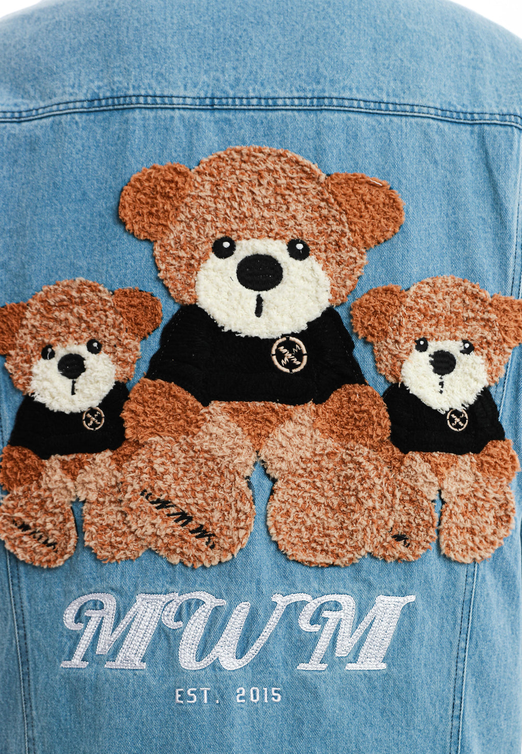 Chaqueta vaquera con parches de Oso Teddy | MWM