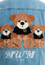 Chaqueta vaquera con parches de Oso Teddy | MWM