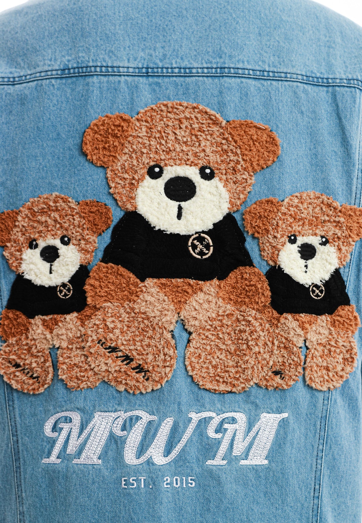 Chaqueta vaquera con parches de Oso Teddy | MWM