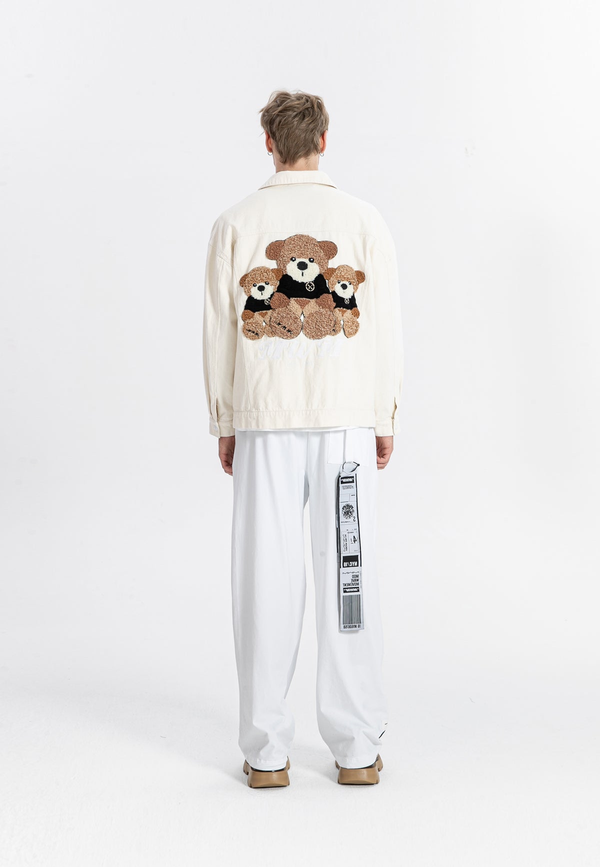 Chaqueta vaquera con parches de Oso Teddy | MWM