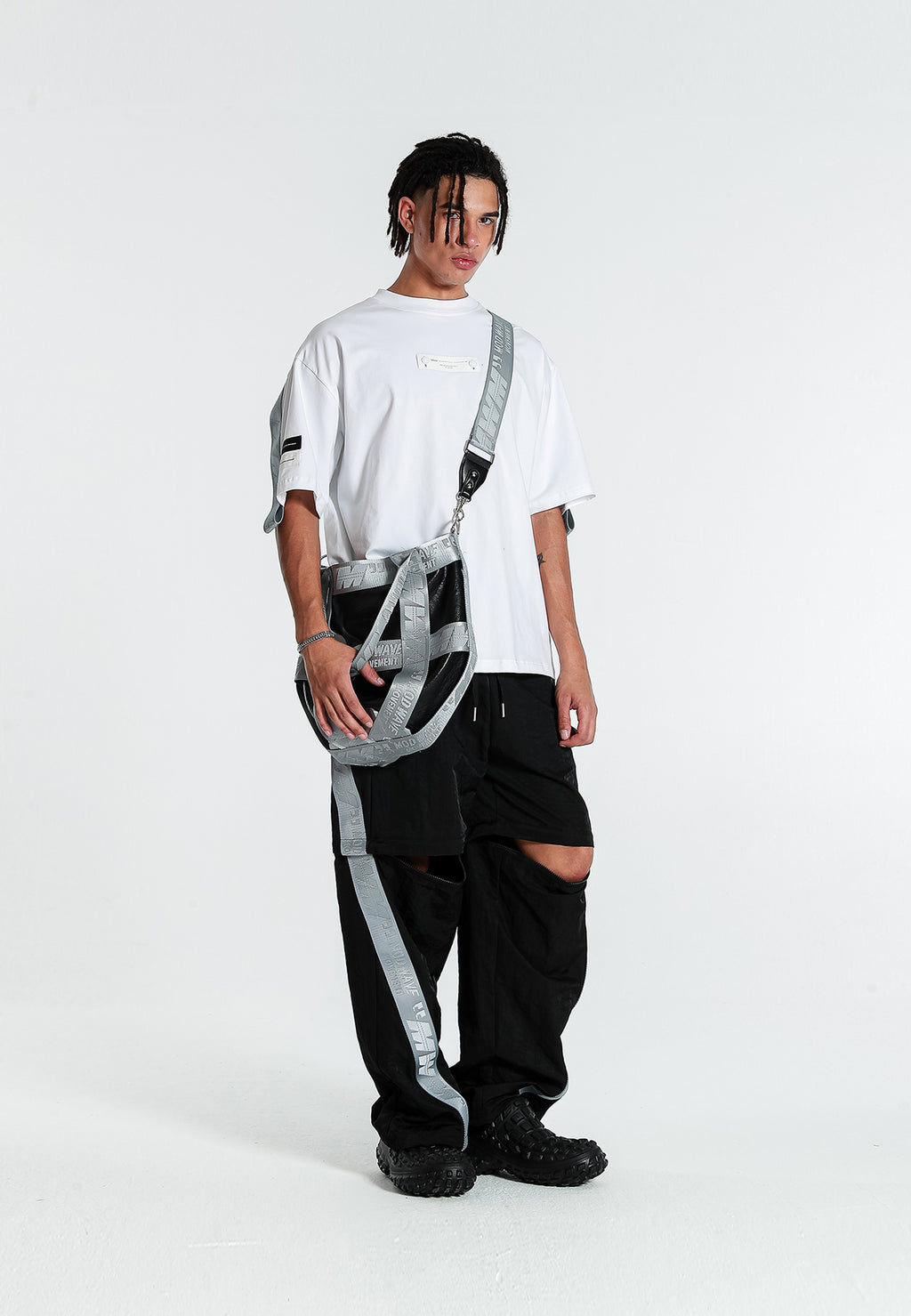 Bolso tote con efecto piel | MWM