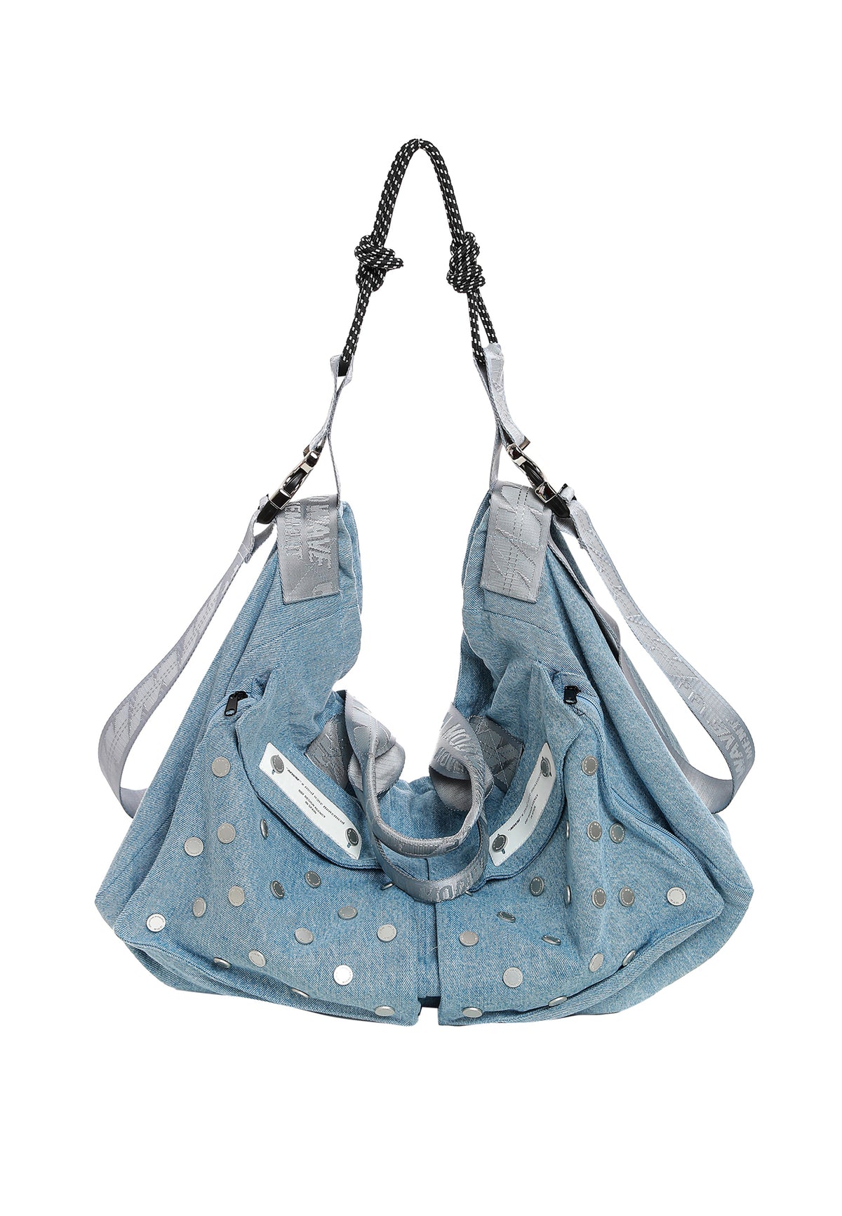 MWM DENIM BAG WITH METAL BUTTONS