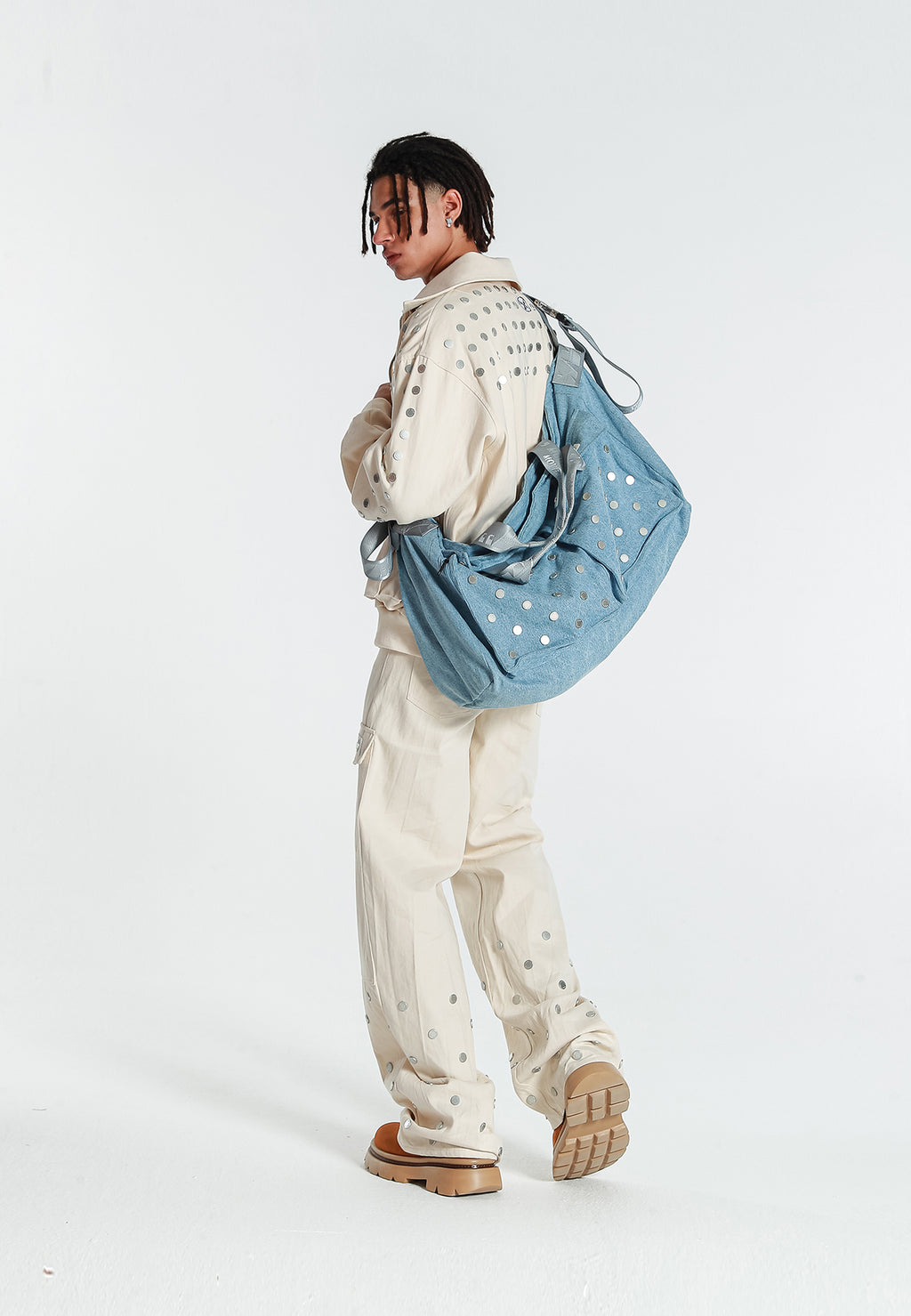 BOLSO VAQUERO MWM CON BOTONES METÁLICOS