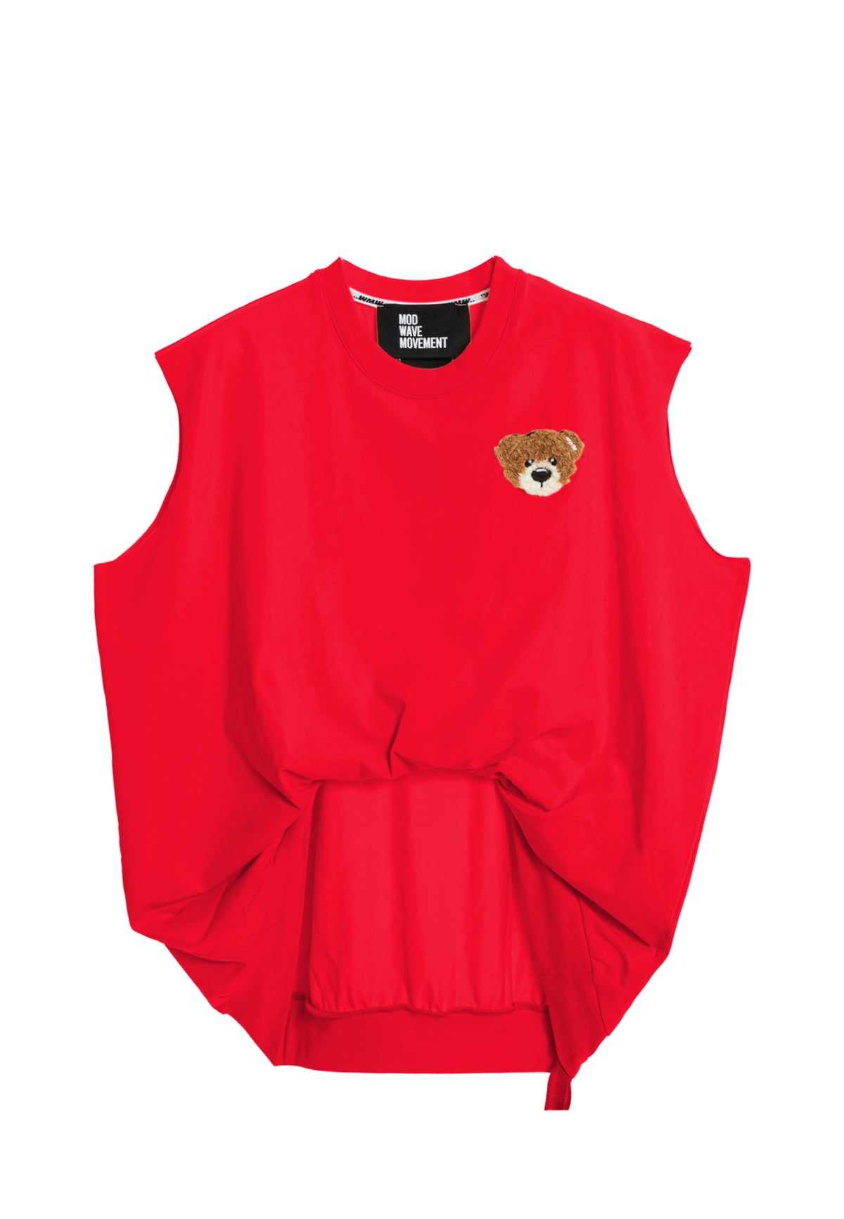 Camiseta sin mangas con parche de Oso Teddy | MWM