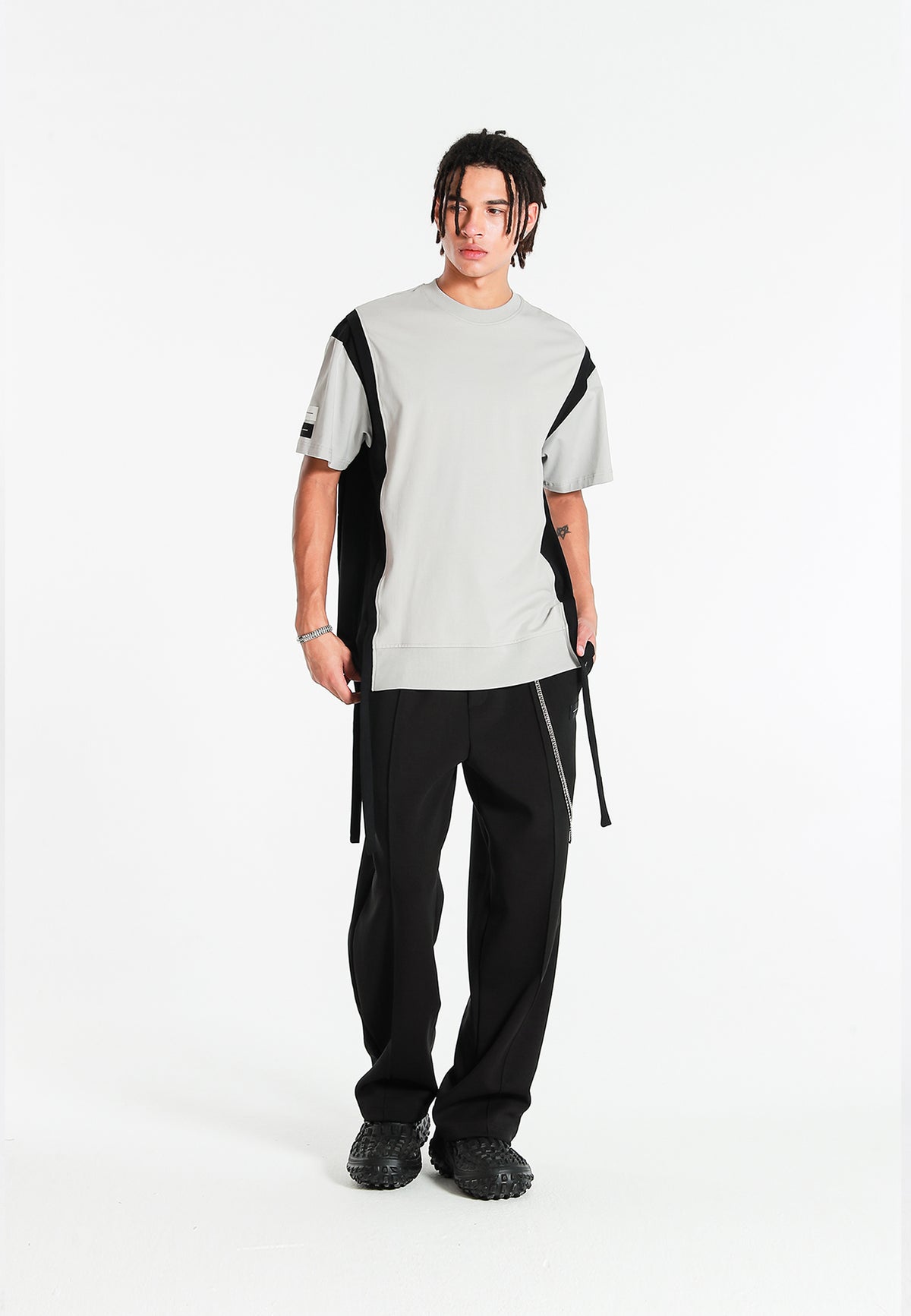 Camiseta bicolor con paneles laterales | MWM