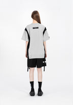 Camiseta bicolor con paneles laterales | MWM