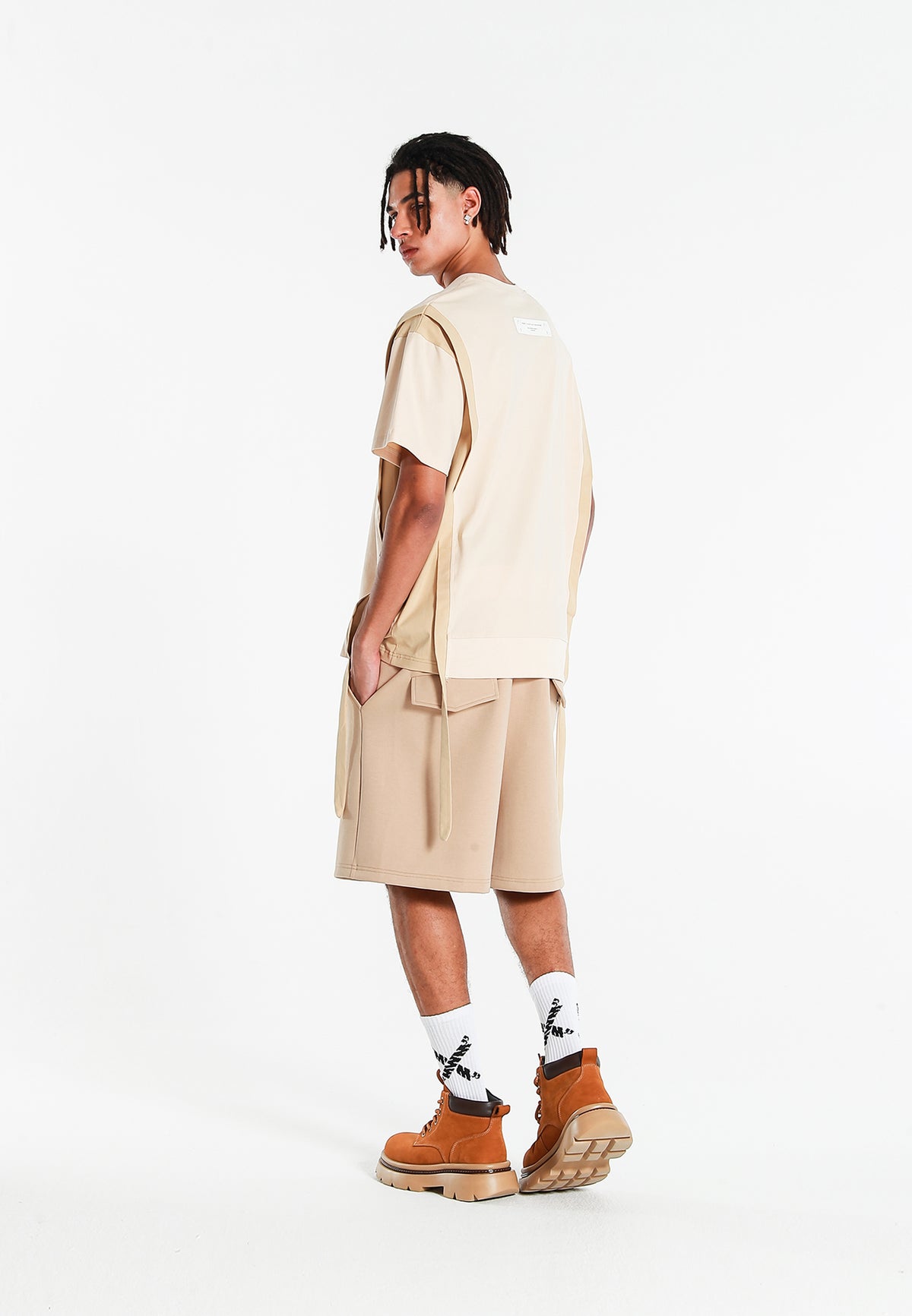 Camiseta bicolor con paneles laterales | MWM