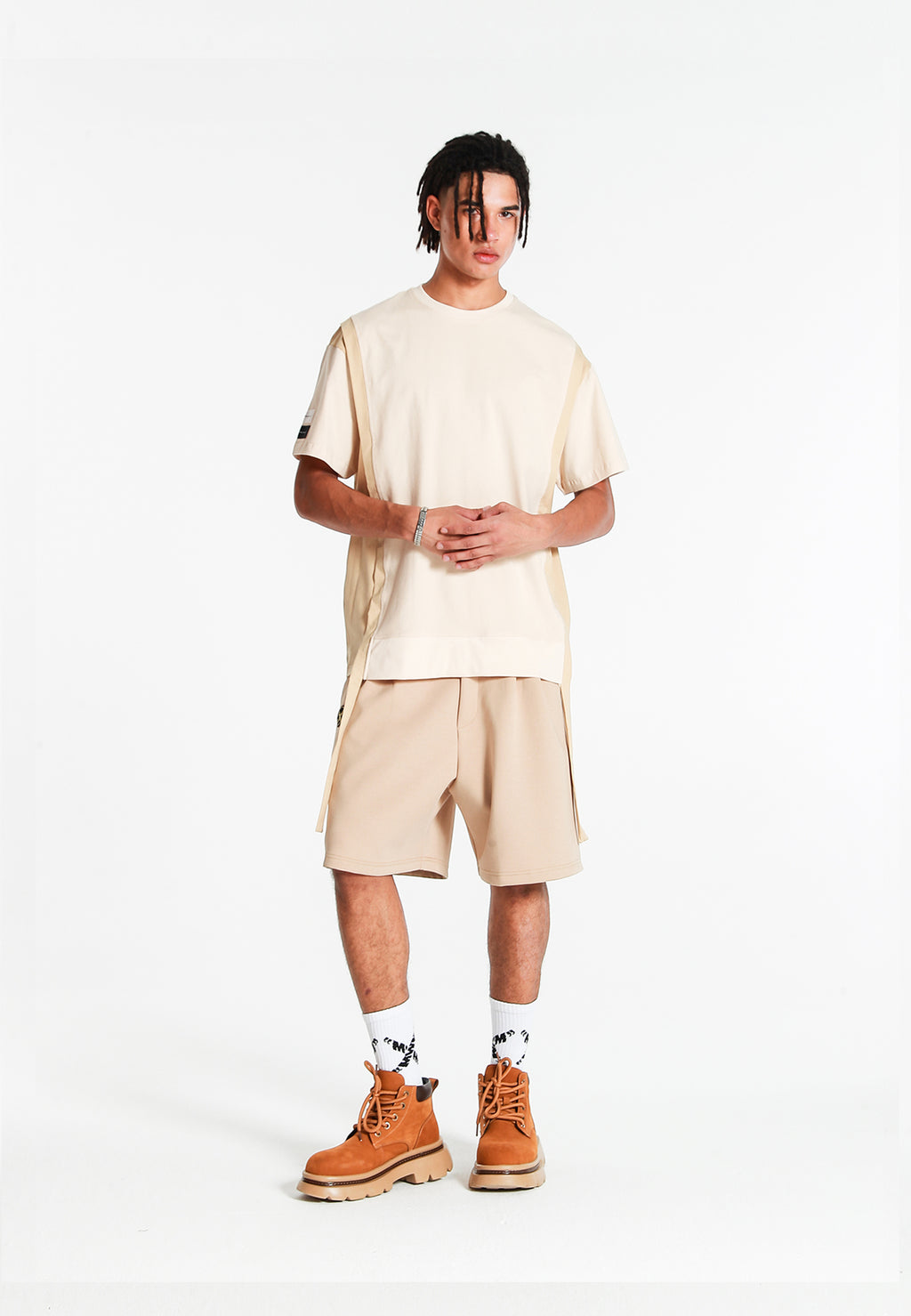 Camiseta bicolor con paneles laterales | MWM