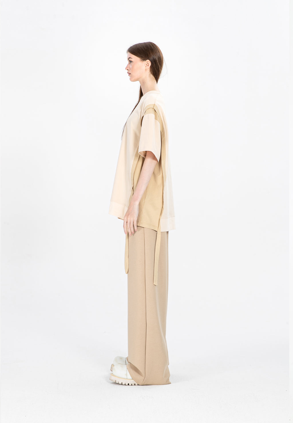 Camiseta bicolor con paneles laterales | MWM