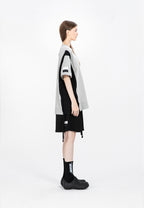 Camiseta bicolor con paneles laterales | MWM
