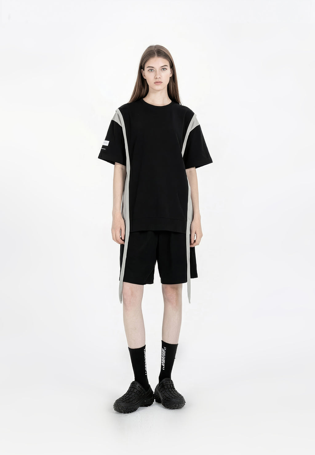 Camiseta bicolor con paneles laterales | MWM