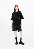 Camiseta con detalle de cremallera | MWM
