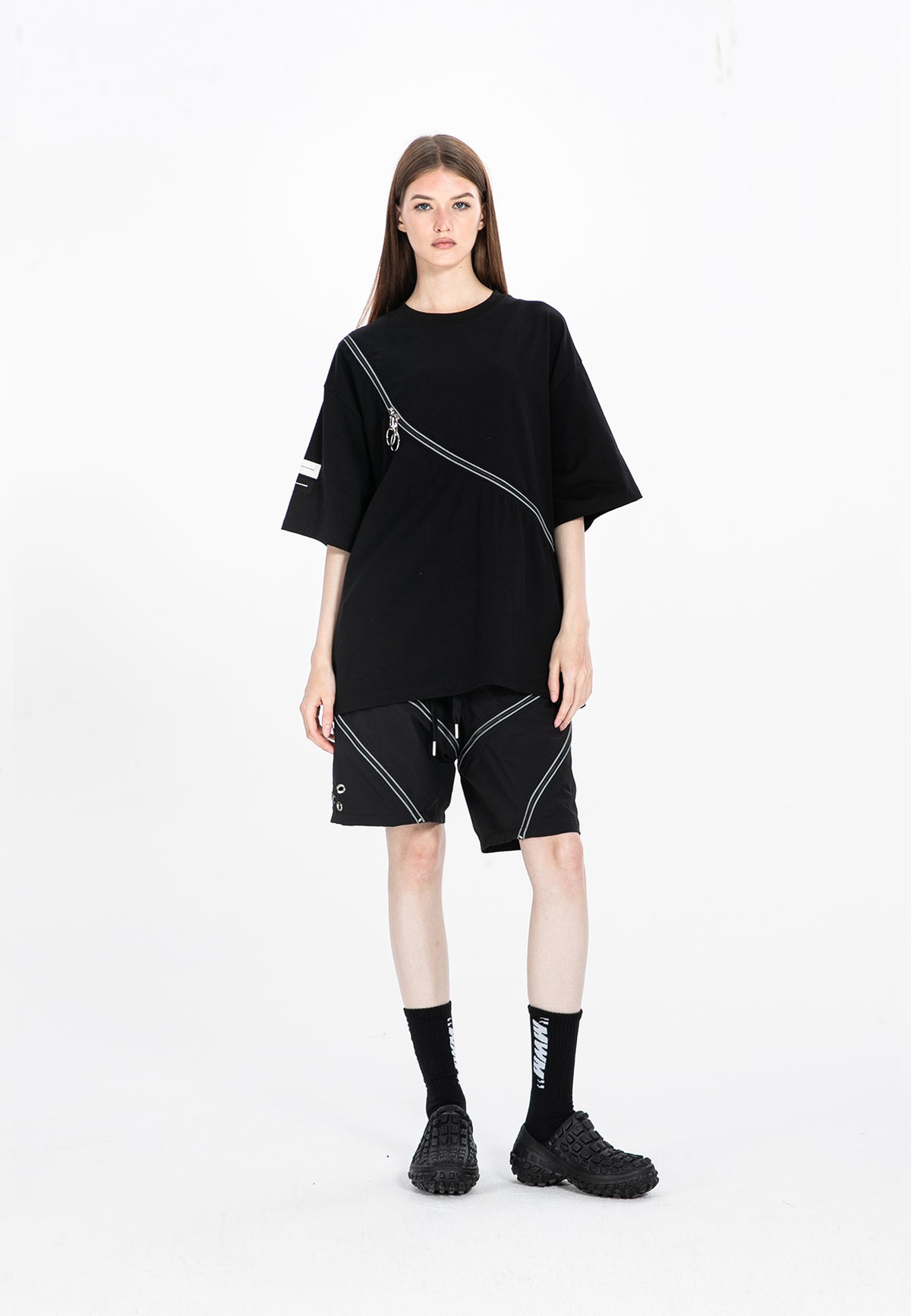 Camiseta con detalle de cremallera | MWM