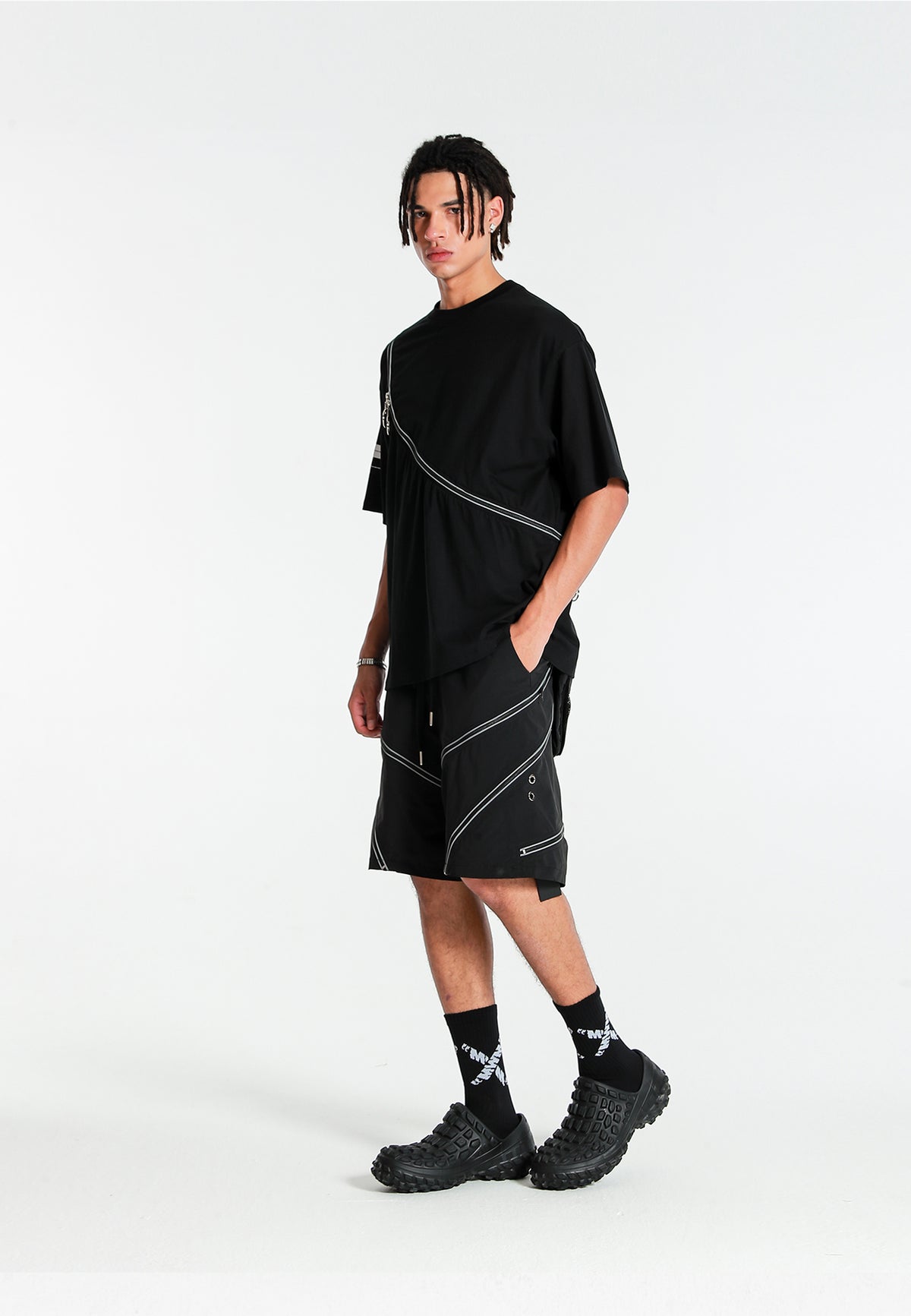 Camiseta con detalle de cremallera | MWM