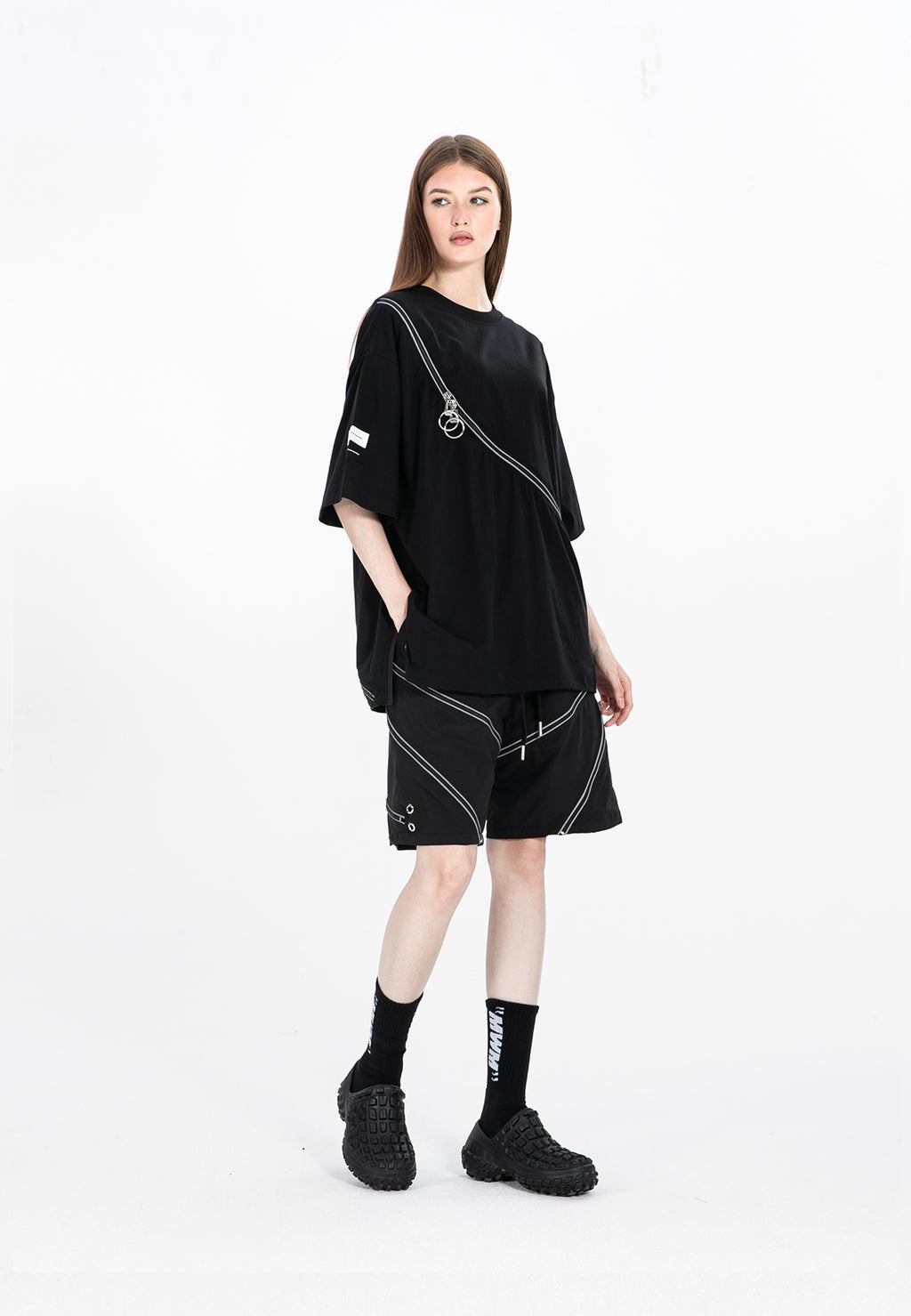 Camiseta con detalle de cremallera | MWM