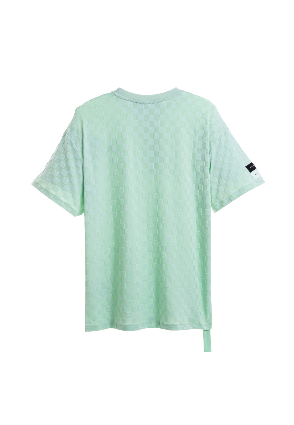MWM SOFT FABRIC PLAID PRINT T-SHIRT