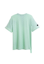 MWM SOFT FABRIC PLAID PRINT T-SHIRT