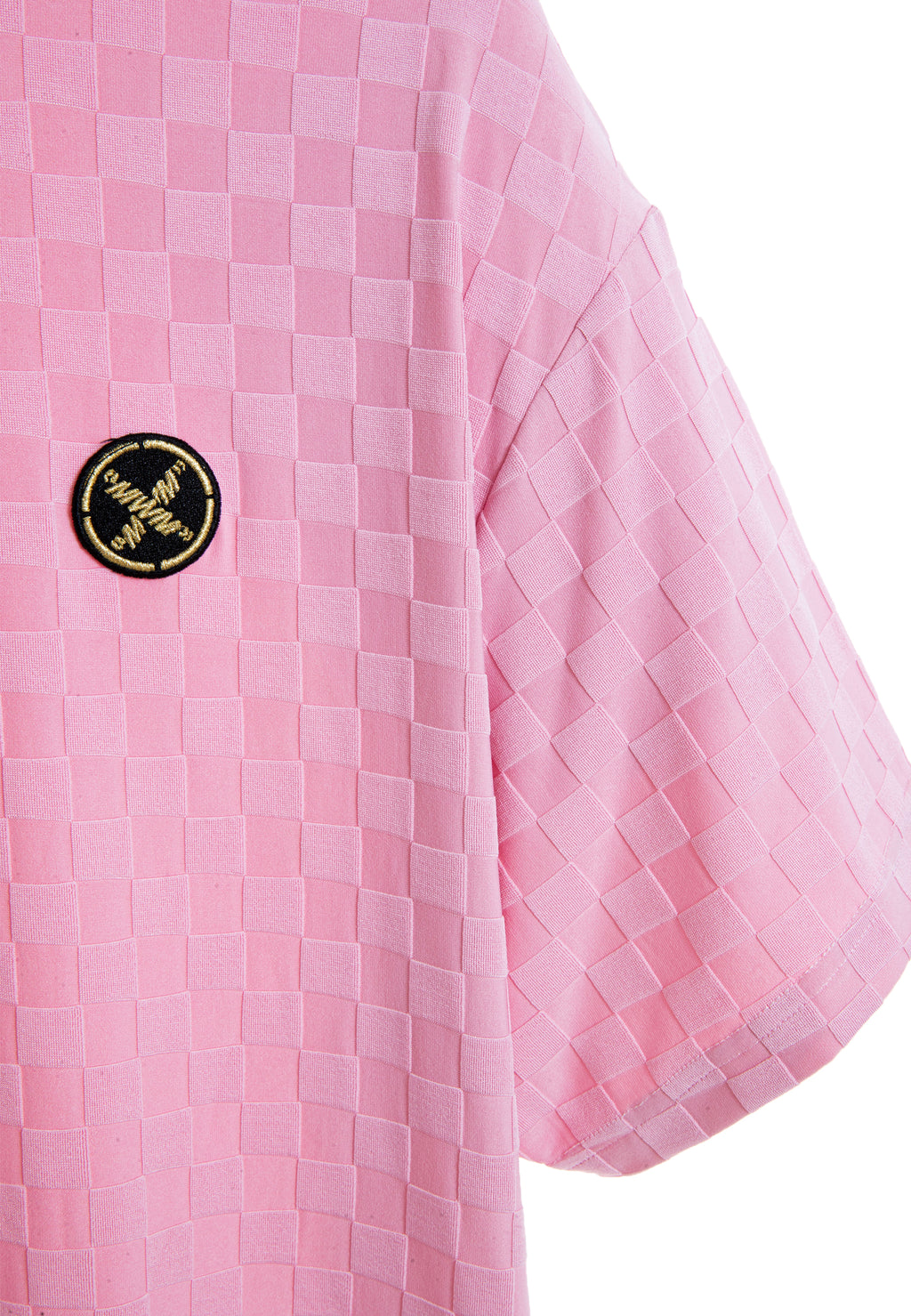 MWM SOFT FABRIC PLAID PRINT T-SHIRT