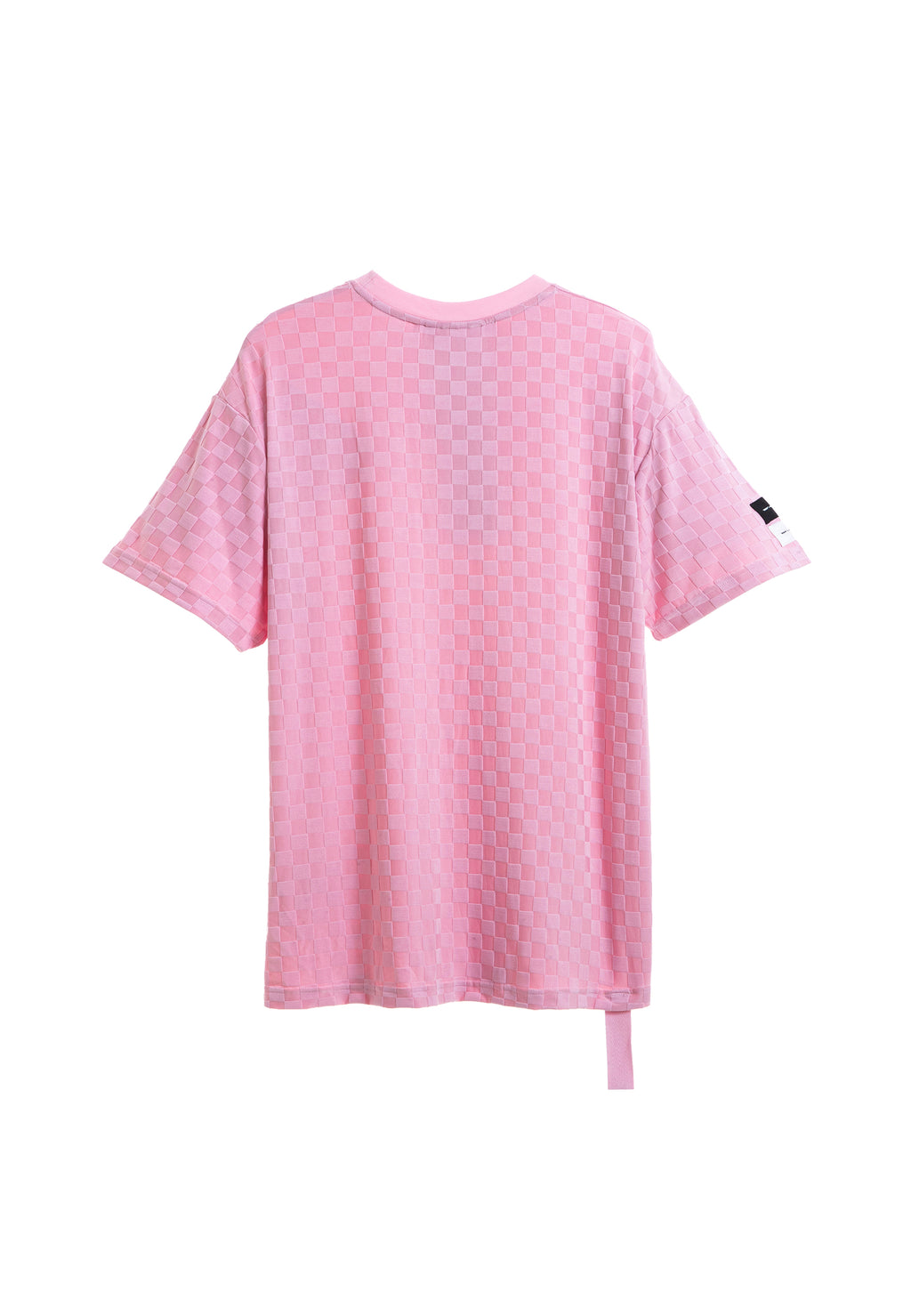 MWM SOFT FABRIC PLAID PRINT T-SHIRT