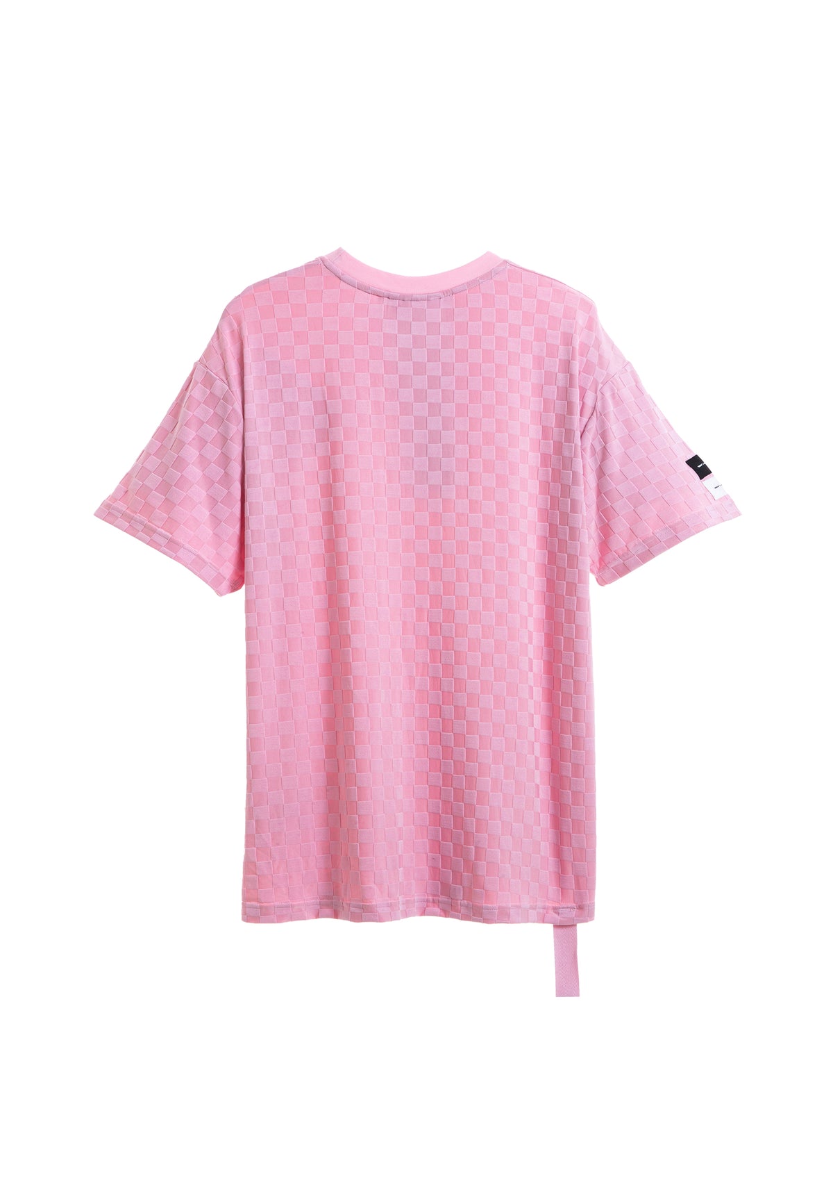 MWM SOFT FABRIC PLAID PRINT T-SHIRT