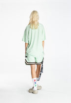MWM SOFT FABRIC PLAID PRINT T-SHIRT
